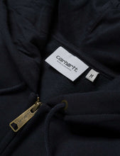 Load image into Gallery viewer, Carhartt-WIP Chase Hooded Zip Jacket - Dark Navy Blue