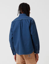 Load image into Gallery viewer, Carhartt-WIP Chalk Shirt Jacket (Regular Fit) - Blue Rigid