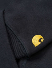 Load image into Gallery viewer, Carhartt-WIP Chase Hooded Sweatshirt - Dark Navy Blue