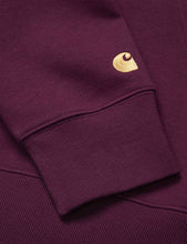 Load image into Gallery viewer, Carhartt-WIP Chase Neck Zip Sweat - Merlot Red