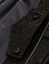 Load image into Gallery viewer, Norse Projects Svalbard Harris Tweed Coat - Black Multi