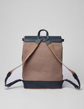 Load image into Gallery viewer, Sandqvist Hege Backpack - Earth Brown/Navy Blue