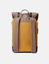 Load image into Gallery viewer, Sandqvist Stig Backpack (Canvas) - Earth Brown/Honey Yellow/Navy Blue