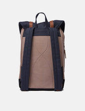 Load image into Gallery viewer, Sandqvist Stig Backpack (Canvas) - Navy Blue/Earth Brown