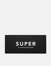 Load image into Gallery viewer, Super Drew Sunglasses - Crystal Clear/Burgundy