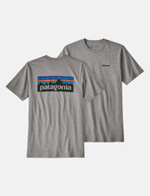 Load image into Gallery viewer, Patagonia P-6 Logo Responsibili-Tee T-Shirt - Gravel Heather Grey
