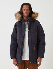 Load image into Gallery viewer, Carhartt-WIP Trapper Parka - Dark Navy Blue / Black
