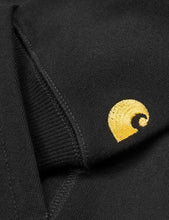 Load image into Gallery viewer, Carhartt-WIP Chase Hooded Sweatshirt - Black
