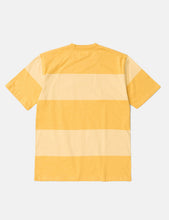 Load image into Gallery viewer, Norse Projects Johannes Block Stripe T-Shirt - Sunwashed Yellow
